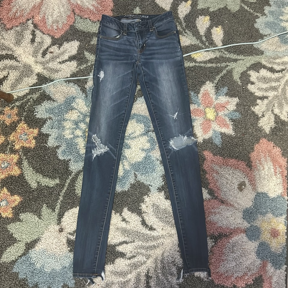 American Eagle Super Super Stretch Jeans size 0 Tall